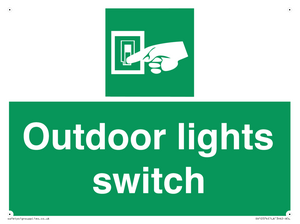 Outdoor lights switch